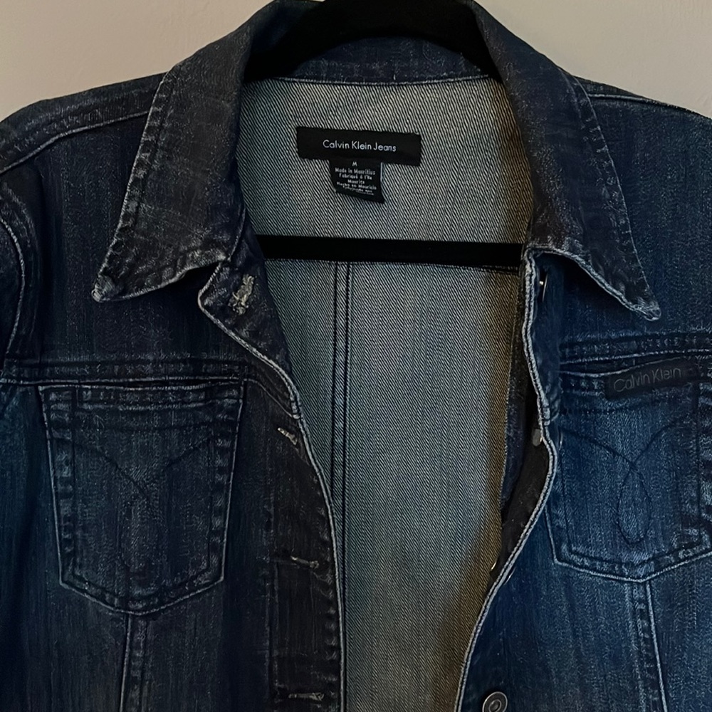 Dark blue CK jean jacket